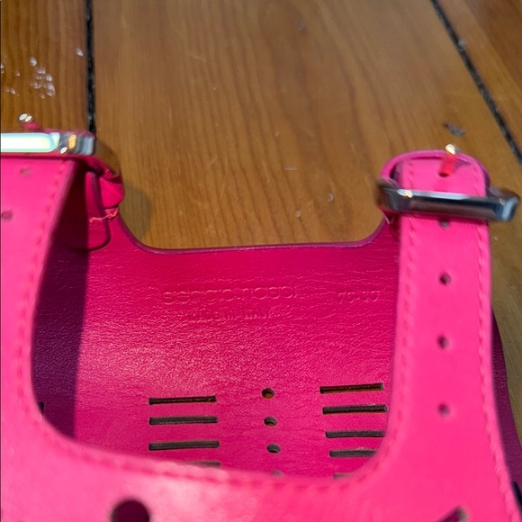 Sergio Rossi Fuchsia Lace-Up Belt main image 5